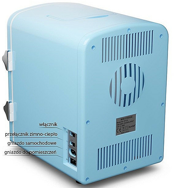 Kosmetischer Mini-Kühlschrank hellblau - Fluff Cosmetic Fridge — Bild N5