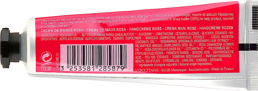 Hand- und Nagelcreme - L'Occitane Roses et Reines Hand & Nail Cream — Bild N2