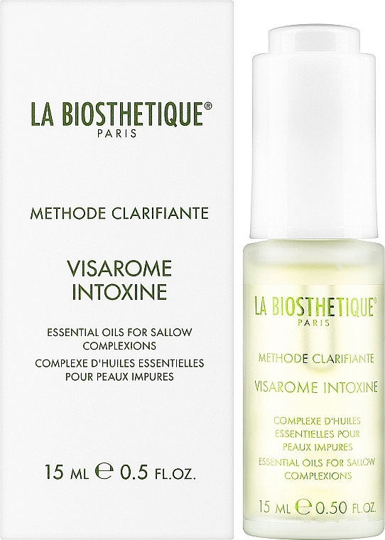 Komplex aus ätherischen Ölen für das Gesicht mit beruhigender Wirkung - La Biosthetique Methode Clarifiante Visarome Intoxine — Bild N2