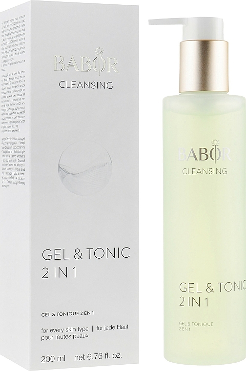 2in1 Gel-Tonikum für das Gesicht für jede Haut - Babor Cleansing Gel & Tonic 2 in 1 — Bild N1