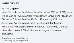 Tonisierendes Gel für dehydrierte und empfindliche Haut - The Organic Pharmacy Rose & Bilberry Toning Gel — Bild N3