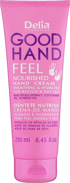 Pflegende Handcreme - Delia Cosmetics Good Hand Feel Nourished Hand Cream — Bild N1