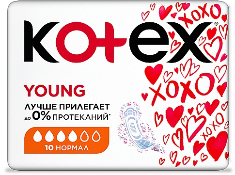 Damenbinden 10 St. - Kotex Young Ultra Normal — Bild N3
