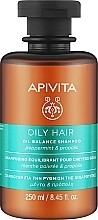 Ausgleichendes Shampoo für sehr fettiges Haar mit Pfefferminze und Propolis - Apivita Propoline Balancing Shampoo For Very Oily Hair — Bild N1