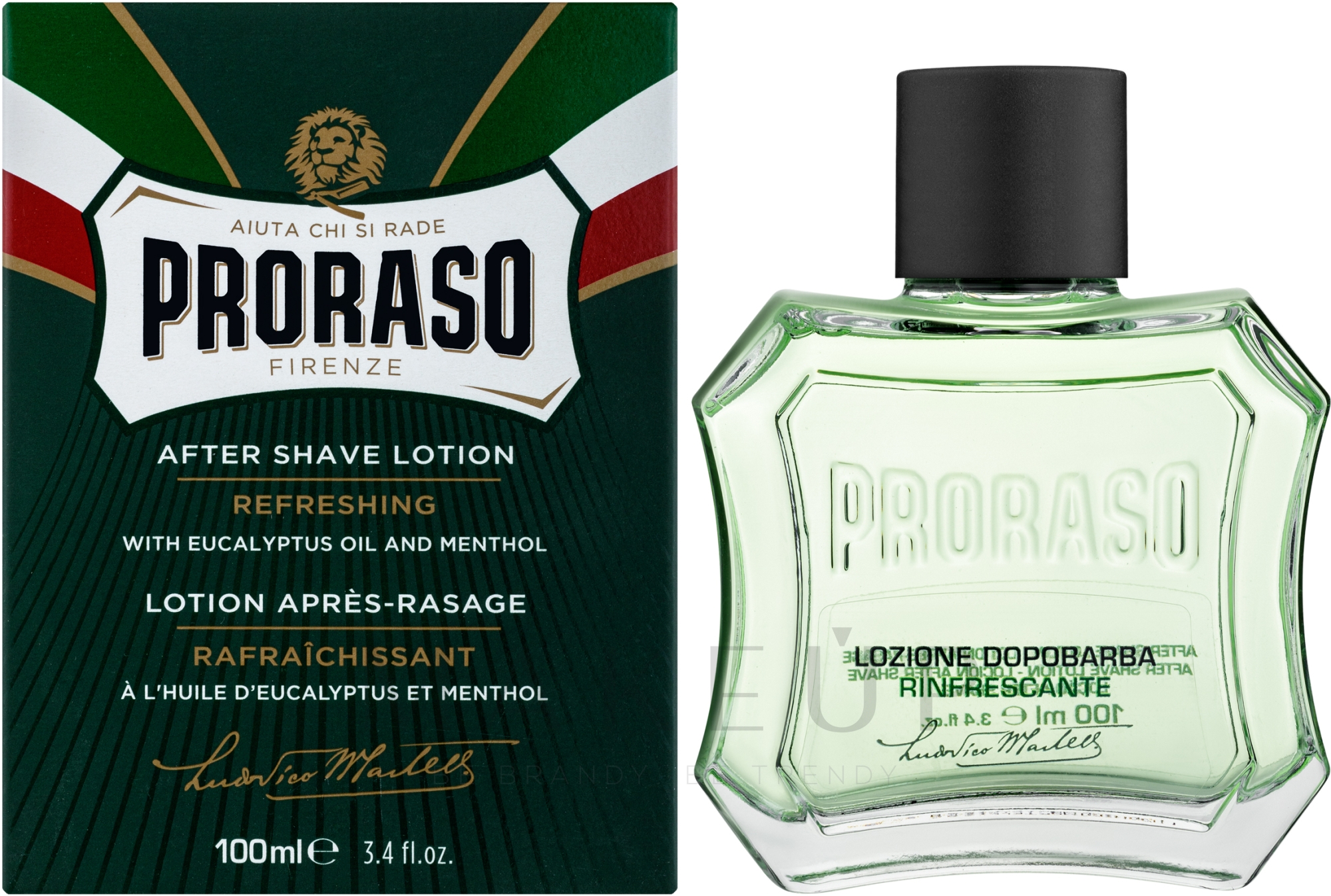 After Shave Lotion mit Menthol und Eukalyptus - Proraso Green After Shave Lotion — Foto 100 ml