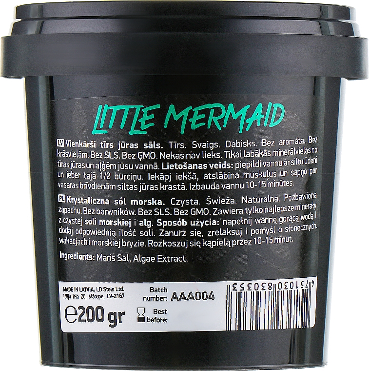Badesalz mit Meersalz und Algenextrakt - Beauty Jar Just Pure Sea Salt — Foto N2