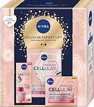 Gesichtspflegeset - NIVEA Cellular Expert Lift (Gesichtscreme 50ml + Gesichtsserum 30ml + Gesichtsmaske 1 St.) — Bild N1