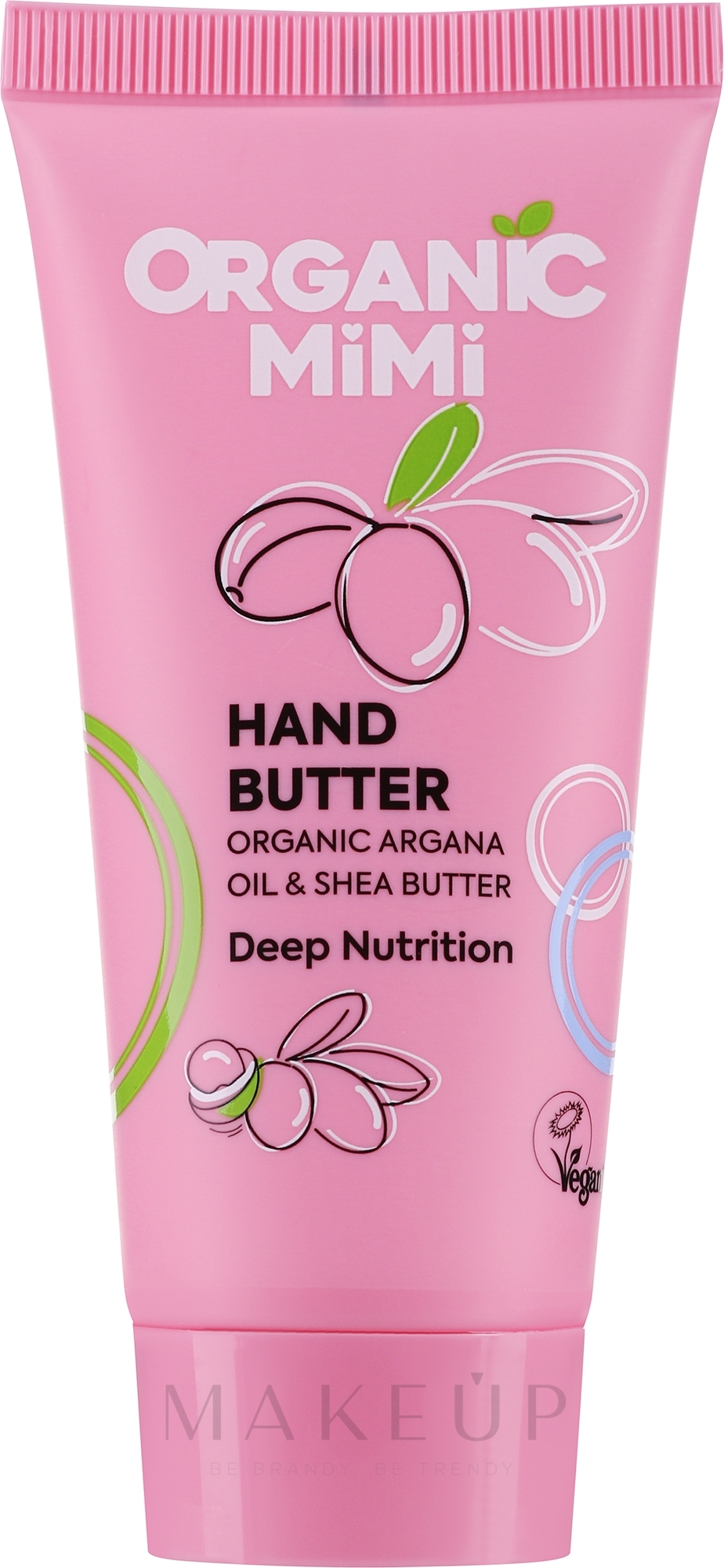 Tief feuchtigkeitsspendendes Handöl mit Argan und Shea - Organic Mimi Hand Butter Deep Nutrition Argana & Shea — Bild 50 ml