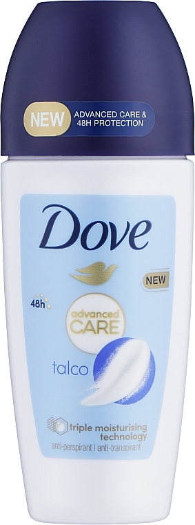 Deo Roll-on Antitranspirant 48h - Dove Advanced Care Talco 48H — Bild N1