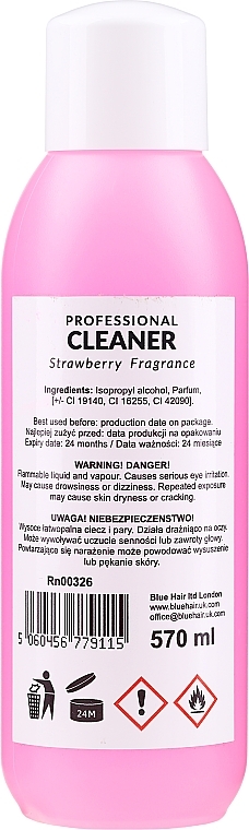 Nagelentfeuchter Strawberry - Ronney Professional Nail Cleaner Strawberry — Bild N2