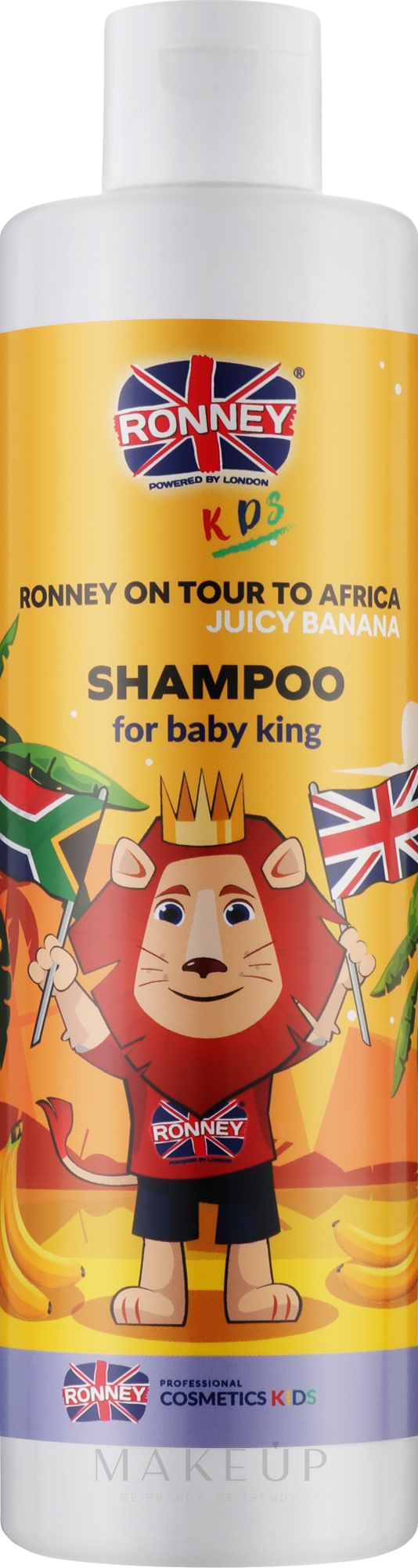Kinderhaarshampoo Juicy Banane - Ronney Professional Kids On Tour To Africa Shampoo — Bild 300 ml