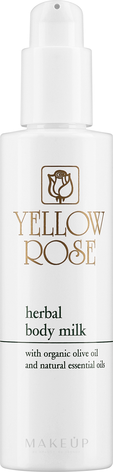 Feuchtigkeitsspendende Körpermilch mit Kräuterextrakten - Yellow Rose Herbal Body Milk — Bild 200 ml