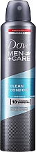 Düfte, Parfümerie und Kosmetik Deospray Antitranspirant - Dove Clean Comfort Men Anti-Perspirant Deodorant