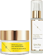 Düfte, Parfümerie und Kosmetik Gesichtspflegeset - Eclat Skin London Hyaluronic Acid Collagen (Gesichtsserum 60ml + Tagescreme 50ml)