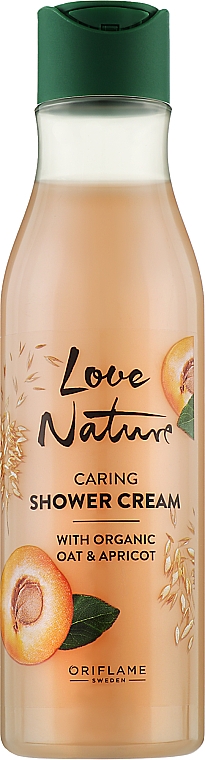 Duschcreme mit Hafer und Aprikose - Oriflame Love Nature Caring Shower Cream — Bild N1