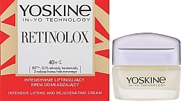 Intensiv verjüngende Lifting-Creme - Yoskine Retinolox 40+ Intensive Lifting and Rejuvenating Cream  — Bild N2