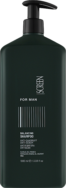Ausgleichendes Shampoo für Männer gegen Schuppen - Screen For Man Balancing Shampoo — Bild N3