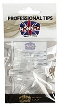 Nageltips Größe 5 transparent - Ronney Professional Tips — Bild N1