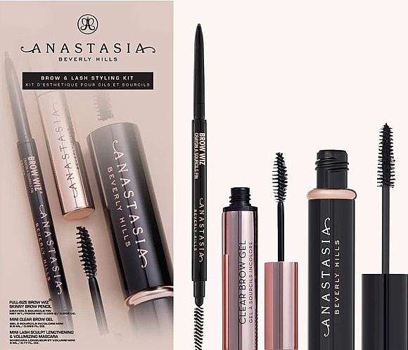 Set 3 St. - Anastasia Beverly Hills Brow & Lash Styling Kit Taupe — Bild N1