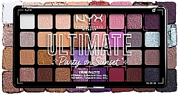 NYX Professional Makeup Ultimate Party on Sunset - Lidschattenpalette mit 32 Farbtönen — Bild N2