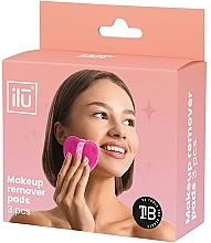 Abschminkpads rosa - Ilu Makeup Remover Pads Hot Pink — Bild N2