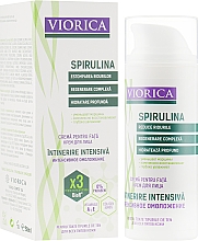 Düfte, Parfümerie und Kosmetik Feuchtigkeitsspendende Anti-Aging Gesichtscreme mit Spirulina - Viorica Spirulina Intensive Rejuvenation Face Cream