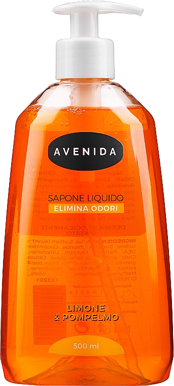 Flüssige Seife gegen unangenehme Gerüche mit Zitrone und Grapefruit - Avenida Liquid Soap — Bild N1