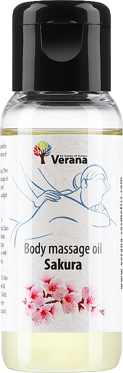 Körpermassageöl Sakura - Verana Body Massage Oil  — Bild N1