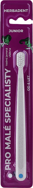 Zahnbürste extra weich weiß - Herbadent Original Junior Toothbrush — Bild N1