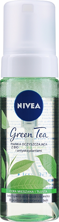 Gesichtsreinigungsschaum mit Bio-Grüntee-Extrakt - Nivea Green Tea Cleansing Foam — Bild N5