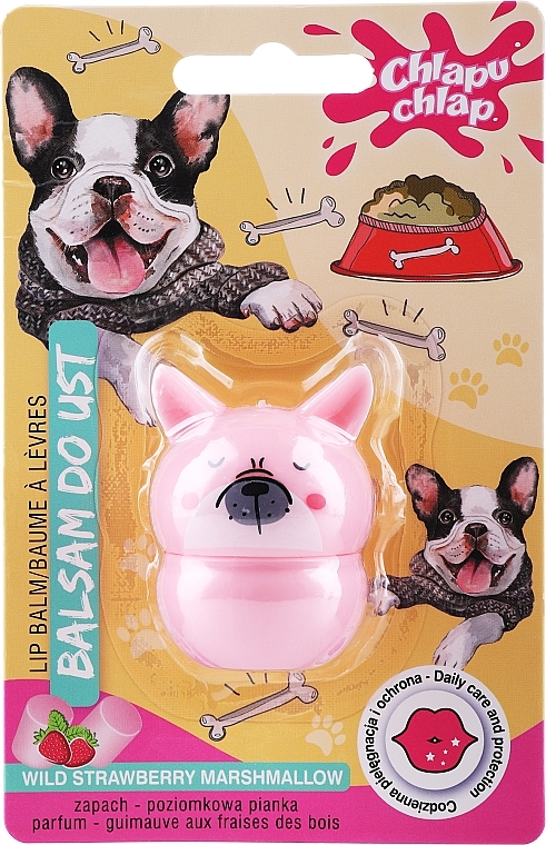 Lippenbalsam mit Erdbeergeschmack Doggy - Chlapu Chlap Wild Strawberry Marshmallow Lip Balm  — Bild N1
