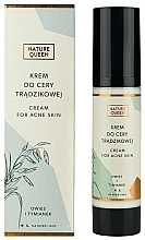 Nature Queen Cream For The Acne Skin - GESCHENK! Creme gegen Akne-Haut für Tag und Nacht mit Hafer und Thymian — Bild N1