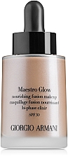 Düfte, Parfümerie und Kosmetik Nährende Grundierung LSF 30 - Giorgio Armani Maestro Glow Nourishing Fusion Makeup Bi-Phase Elixir SPF30