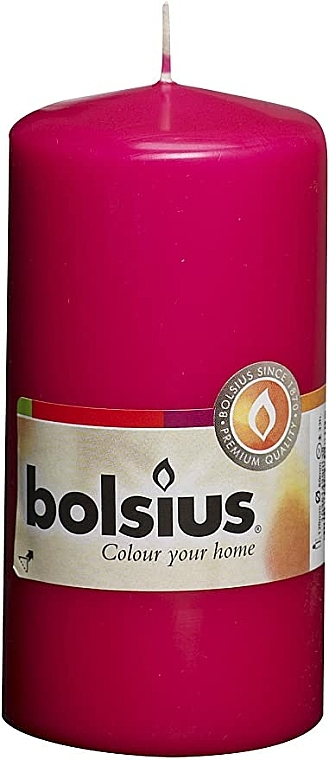 Stumpenkerze Fuchsia 120x58 mm - Bolsius Candle — Bild N1