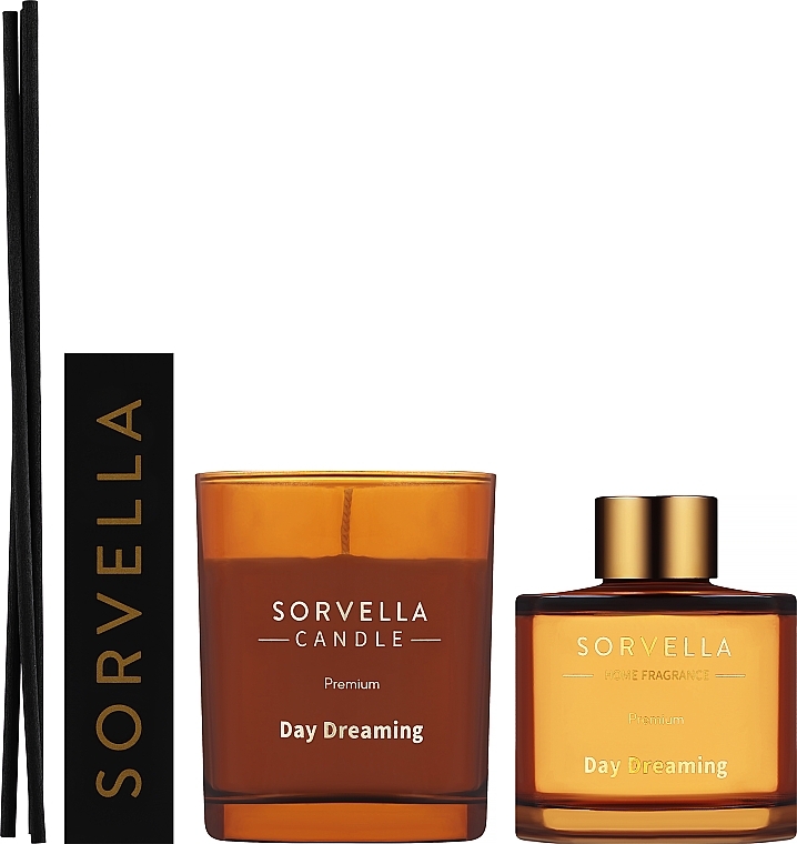 Duftset - Sorvella Perfume Home Fragrance Day Dreaming (Raumerfrischer 120ml + Duftkerze 170g) — Bild N2