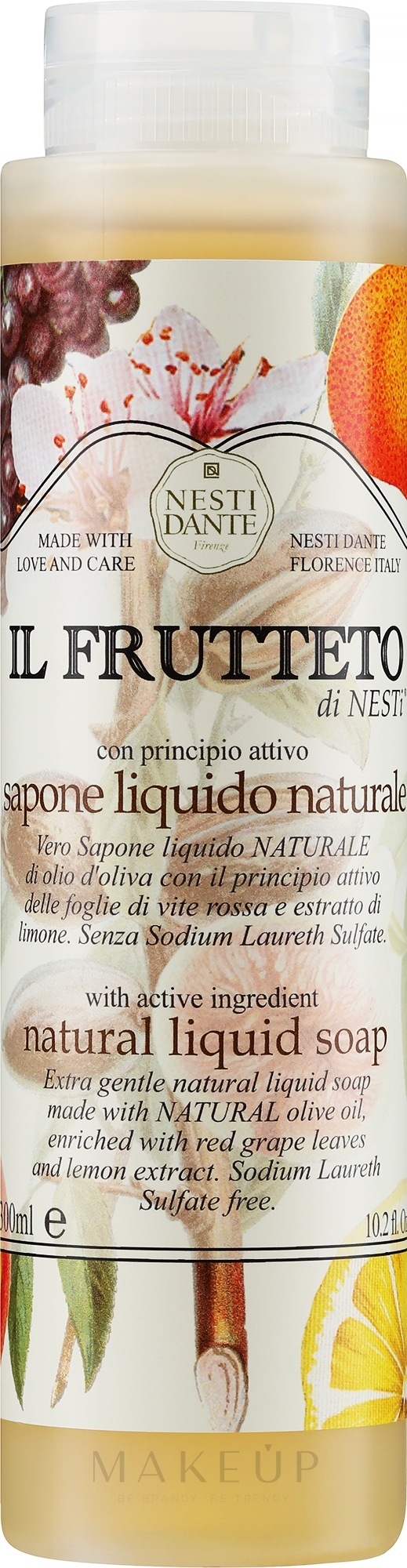 Natürliches Duschgel - Nesti Dante Il Frutteto Bath & Shower Natural Liquid Soap — Bild 300 ml