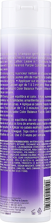Shampoo für blondes und graues Haar - Joico Color Balance Purple Shampoo — Bild N2