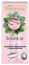 Düfte, Parfümerie und Kosmetik Regenerierender Serum-Booster mit rosa Ton für trockene und dehydrierte Gesichtshaut - Bielenda Botanical Clays Vegan Serum Booster Pink Clay