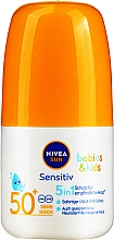 Düfte, Parfümerie und Kosmetik Roll-on Sonnenschutzlotion für Kinder 5in1 - Nivea Sun Babies & Kids Protect & Sensitive Roll-On SPF 50+