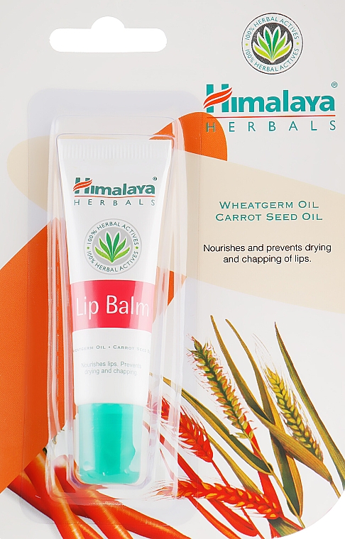 Lippenbalsam mit Weizenkeimöl und Karottensamenöl - Himalaya Herbals Lip Balm (Tube) — Bild N5