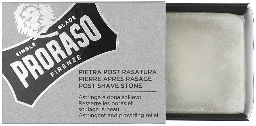 Antibakterieller und beruhigender After Shave Alaunstein - Proraso Post Shave Alum Stone — Bild N2
