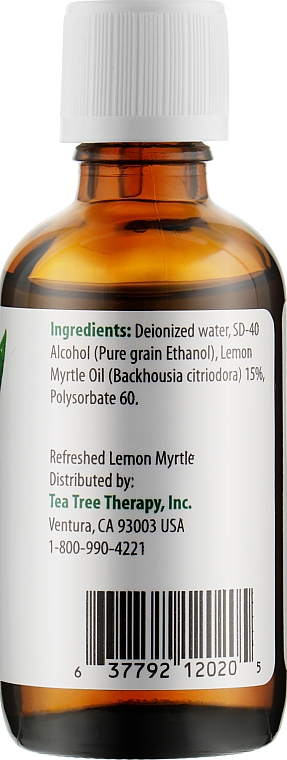 Ätherisches australisches Zitronenmyrtenöl 15% - Tea Tree Therapy Lemon Myrtle Essential Oil — Bild N2