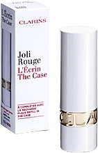 Lippenstiftetui weiß - Clarins Joli Rouge The Case White — Bild N2