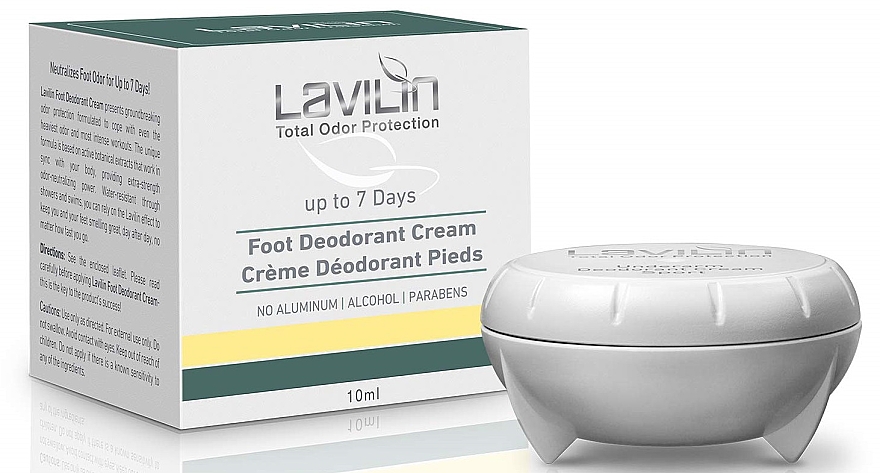 Creme-Deodorant für die Füße - Lavilin 7 Day Foot Deodorant Cream — Bild N1