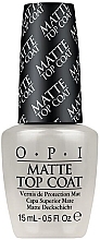 Matter Decklack - OPI Matte Top Coat  — Bild N1