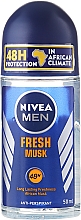 Düfte, Parfümerie und Kosmetik Deo Roll-on Antitranspirant - NIVEA MEN Fresh Musk Roll On