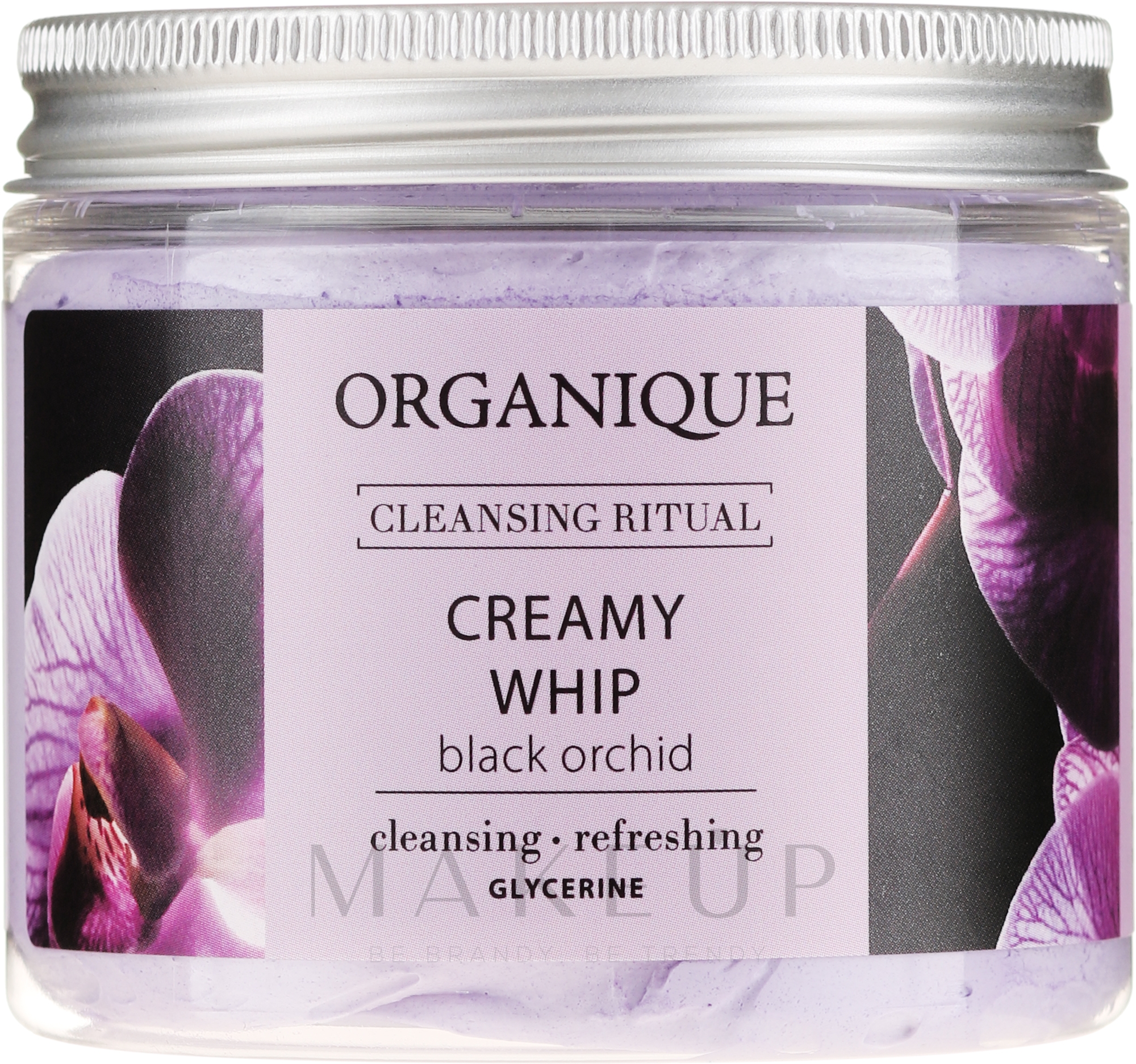 Erfrischender Duschschaum mit Glyzerin - Organique Cleansing Ritual Creamy Whip Black Orchid — Bild 200 ml