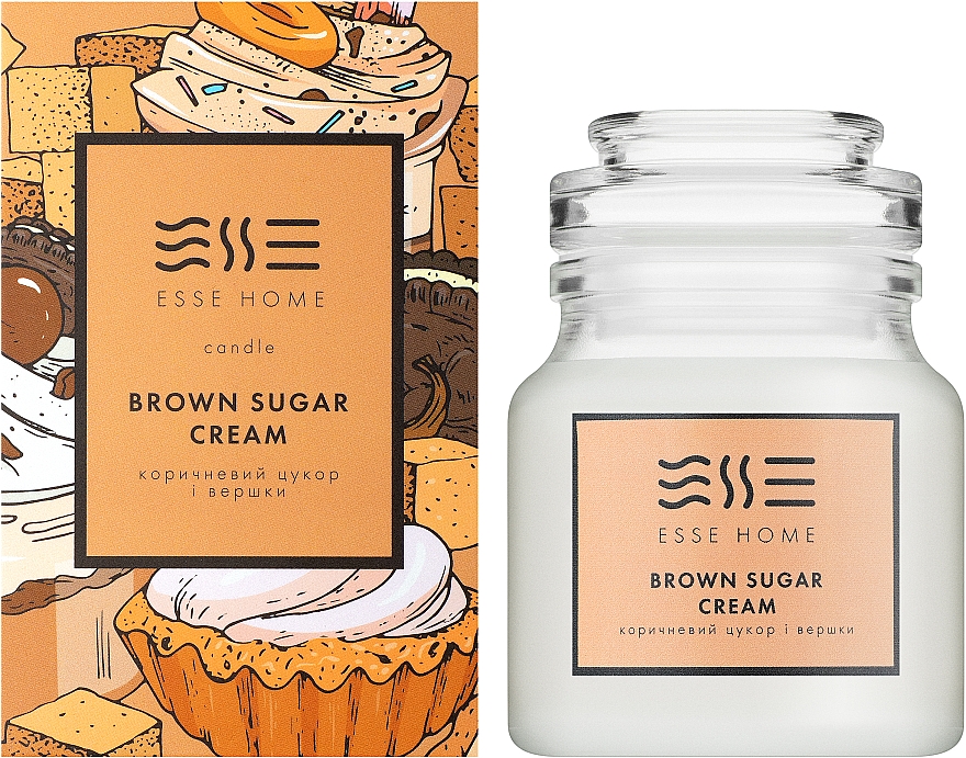 Esse Home Brown Sugar Cream - Duftkerze — Bild N2