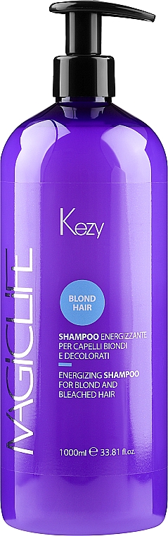 Kräftigendes Shampoo für blondes und gebleichtes Haar - Kezy Magic Life Energizzante Shampoo — Bild N3