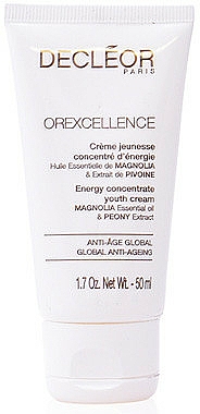 Energetisierende Anti-Aging Gesichtscreme mit ätherischem Magnolienöl und Pfingstrosenextrakt - Decleor Orexcellence Energy Concentrate Youth Cream (Salon Product) — Bild N1